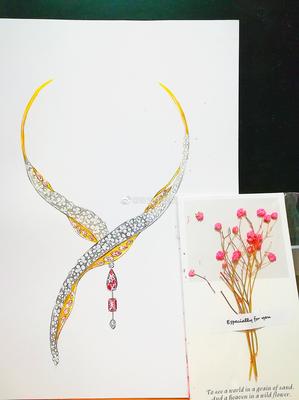 珠寶手繪姐 用畫筆點亮珠寶設計的璀璨世界